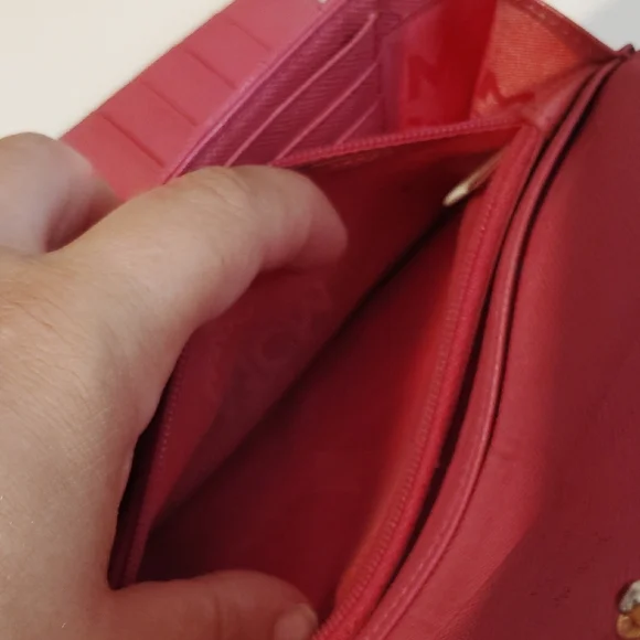 MCM Beige Monogram Envelope Clutch - Picture 10 of 10